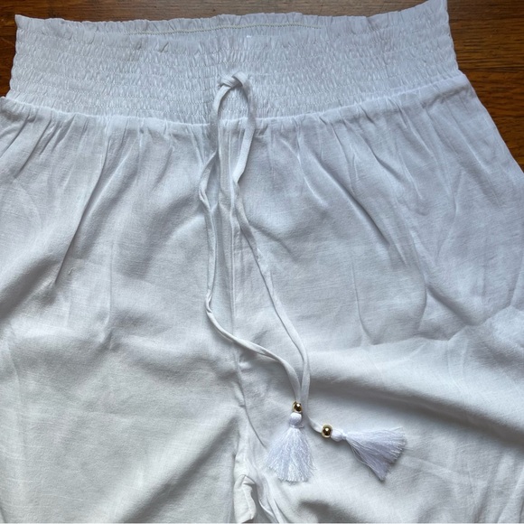 NWOT Time And Tru White Palazzo Pants M - Picture 2 of 3